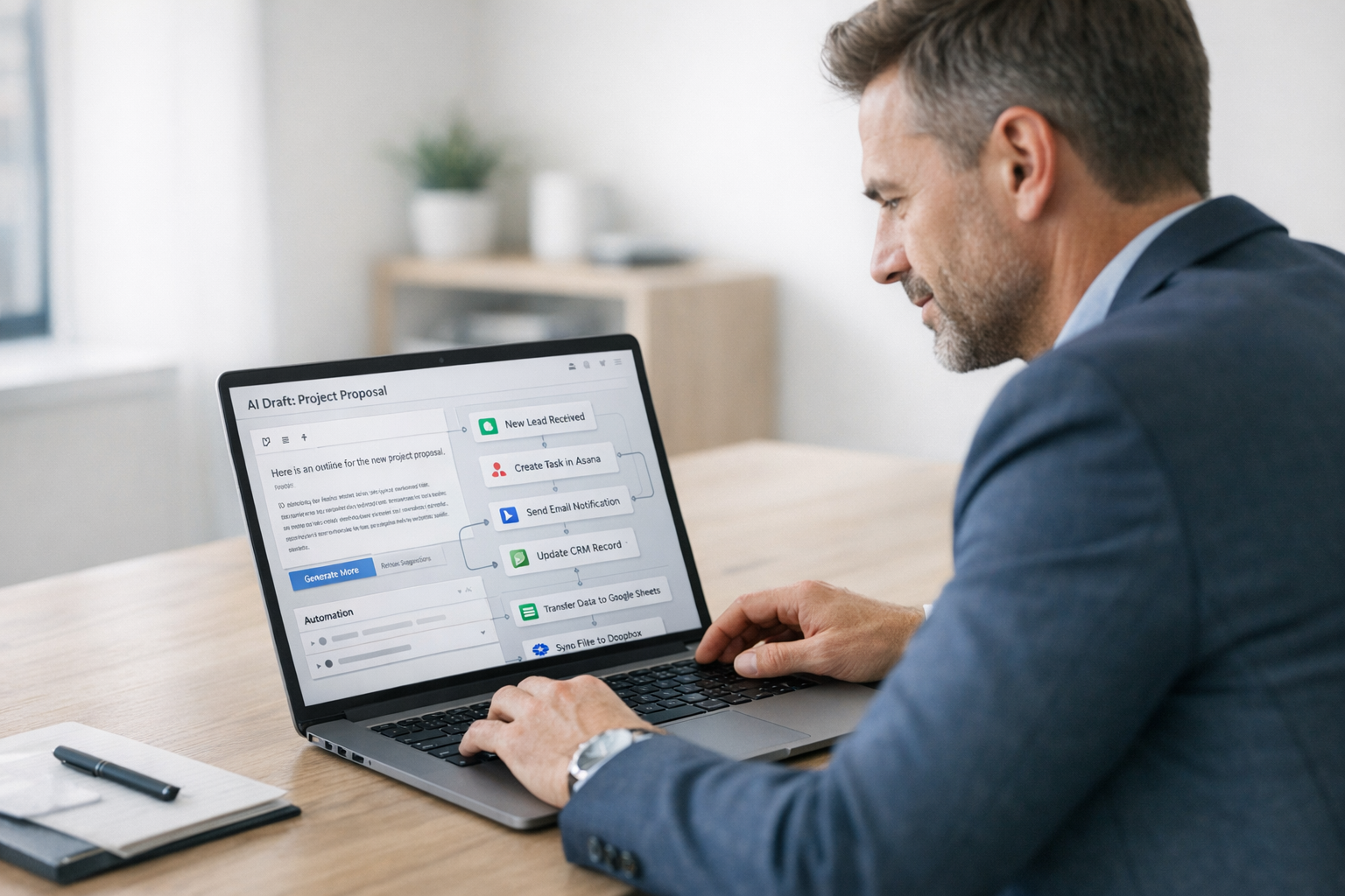 AIPowered Workflow in Modern Office