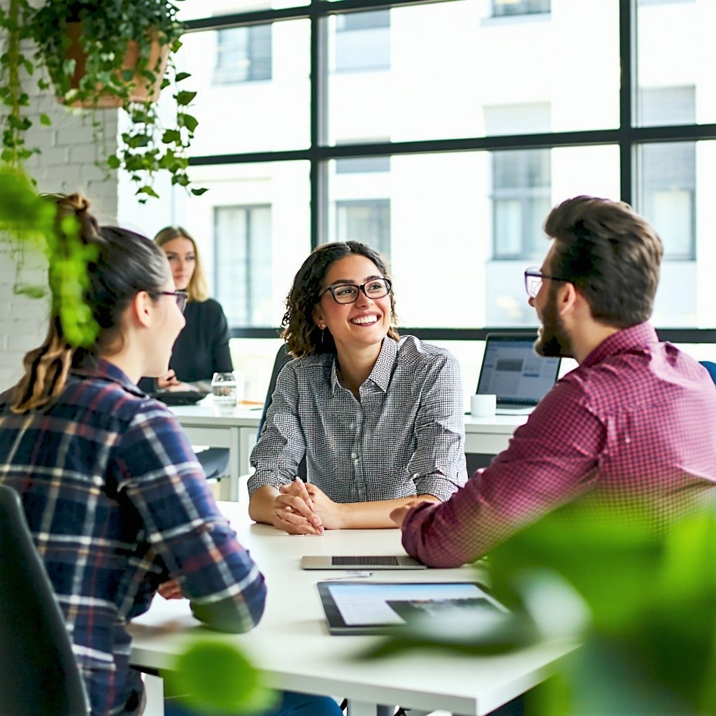 Persone di un team HR che lavorano